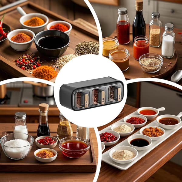 【BQ】Universal Wall-Mounted Shelves, Wall-Mounted Storage Boxes, Non-Porous Jars, Storage Boxes with S...