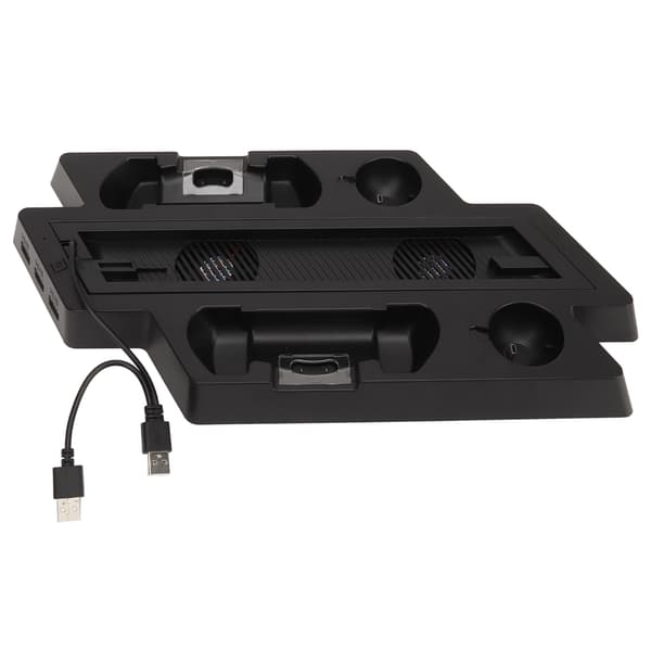 Stand Køleventilator Station med USB-port Varmeafledning Dobbelt Controller Opladestation
