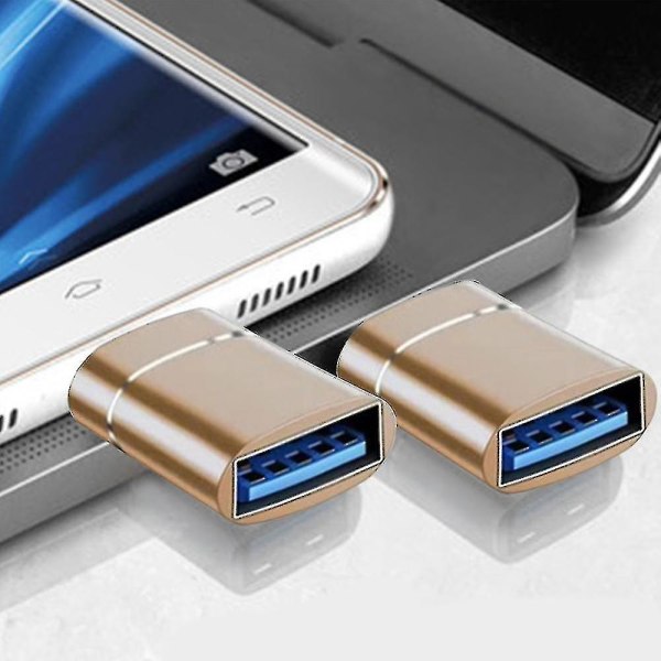 Typ-c till USB 3.0, legering typ C-adapter, stöder upp till 5 g dataöverföring
