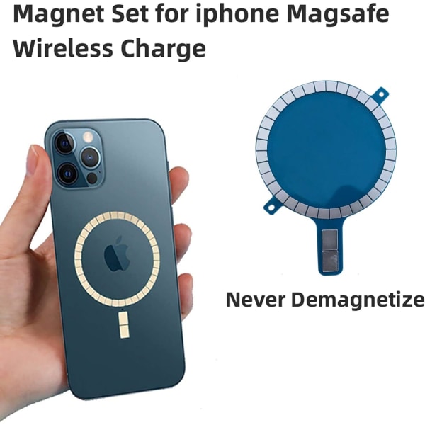 Magnet, magnetisk ringetui til iPhone 13 Por 12 Pro Max 12 Mini 11 XS XR 8