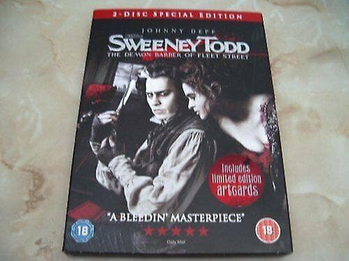 【BQ】Sweeney Todd - 2 levyn erikoispainos - Alue 2 DVD DVD