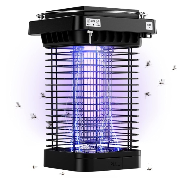 Dræberlampe Elektrisk anti-insektfanger, lydløs og sikker uden stråling
