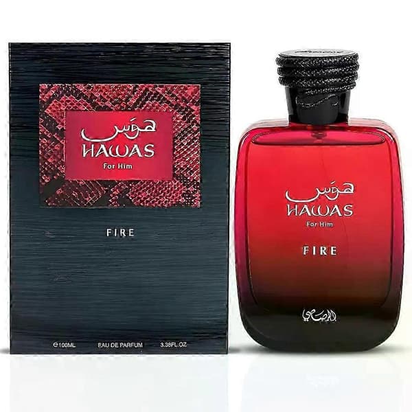 【BQ】Rasasi Hawas Fire Eau de Parfum til mænd 100 ml 2025