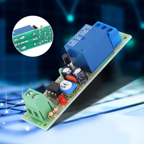 JK02 Relébrytermodul DC12V Trigger Timer Slå Av Bryterkort Modul5S
