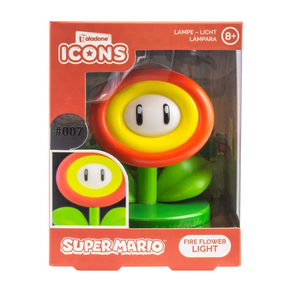 Super Mario Fire Flower - Lampa - Icon Light 200