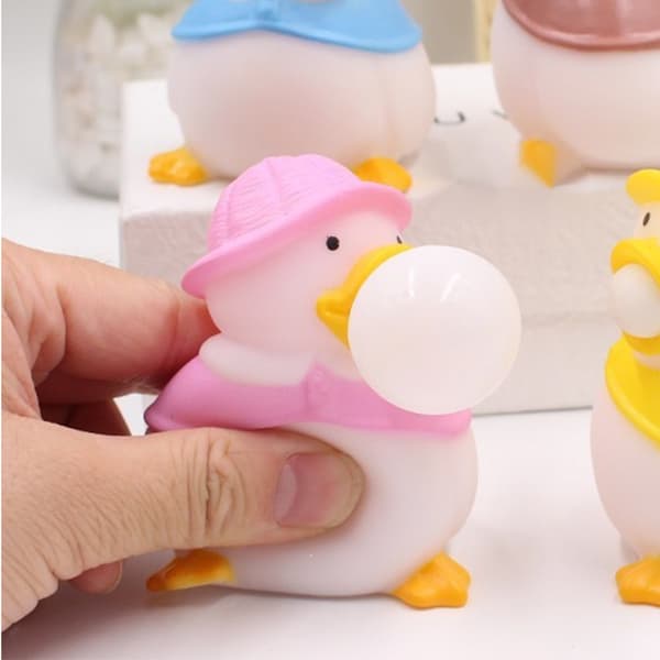 Stressbold And Squeezy Bubbles Angstlindring Blødt Strækbart Legetøj til Børn Voksne Pink