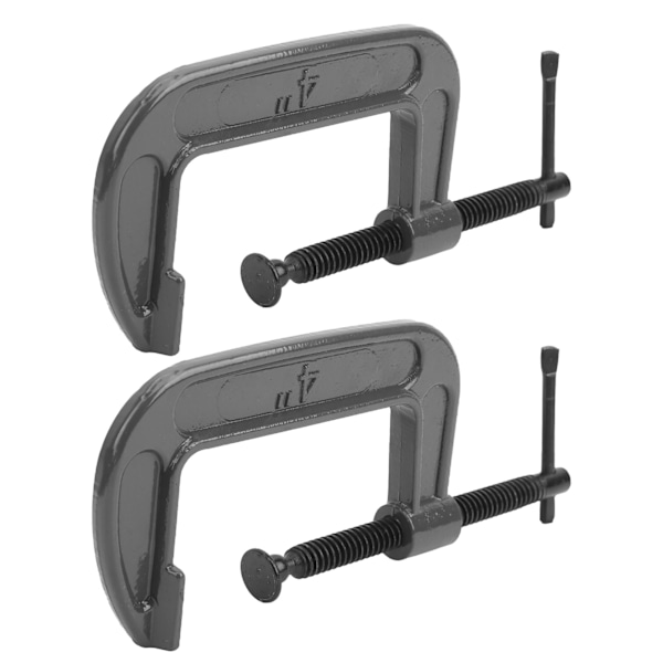 2 st G-Klämmor Set - G-Typ & C-Typ Träbearbetningsverktyg, Hållbar Formbart Stål Hardware