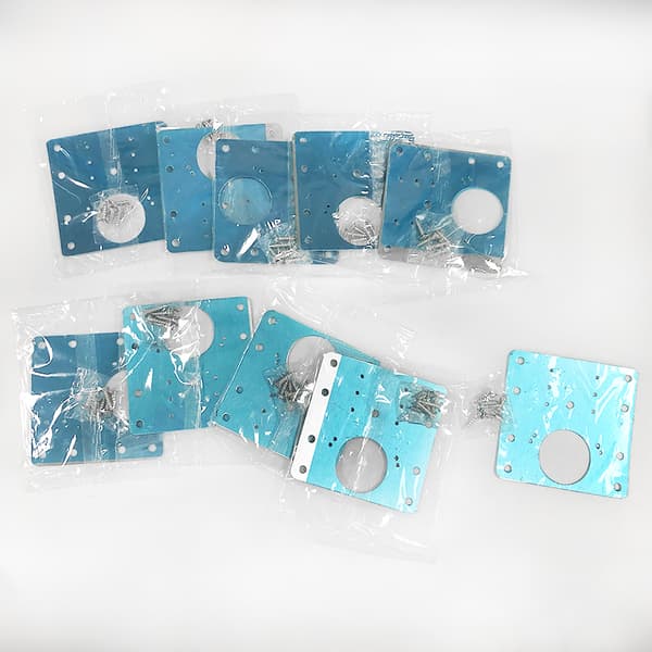 [BQ]Hængselreparationsplade Møbler 9x9 cm Rustfrit Stål 10-pak Sølv D971 Sølv Silver 320