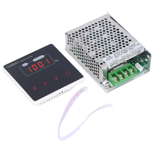 Digital Display Motorhastighetskontroller Aluminiumlegering Dimming Kontrollbryter DC 12V‑80V 30A