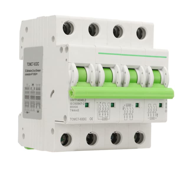 4P Solar PV Strømafbryder MCB 1000V 25A Pålidelig Beskyttelse
