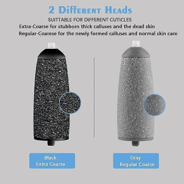 【BQ】12-pack Replacement Rollers for Flawless Pedi, Replacement Heads Compatible with Finish Touch Flawless Pedi Electronic Foot Files, 6 Extra