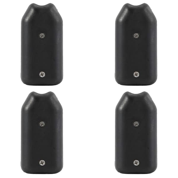 4 stk. 5/8 tommer rebstrammere Store genanvendelige rebstrammere Sorte plastrebforbindelsesklemmer Velegnet til Black