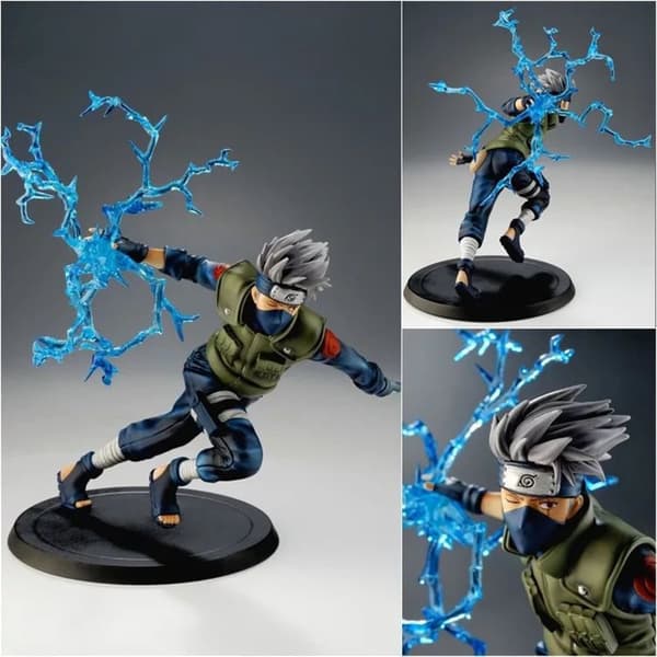 Naruto Shippuden Kakashi Hatake Anime Model Statue Realistisk Samlerfigur