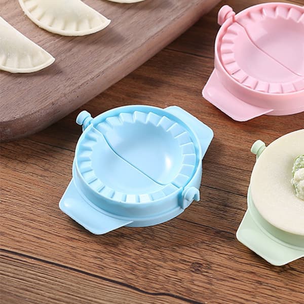 Dumpling Maker Press Automatisk Plast Mångsidig Dumplingform för Wontons Potstickers Köksartiklar