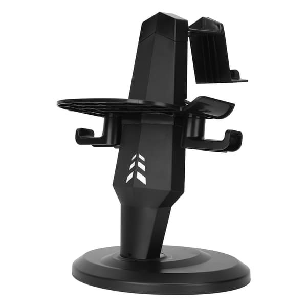 VR Ladestasjon for Oculus Quest 2 LED-lys Headset Kontroller Display Monteringsstasjon