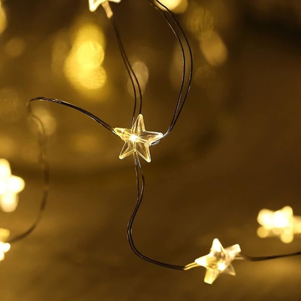 String Fairy Lights för alla hjärtans fest Hem sovrum dekoration