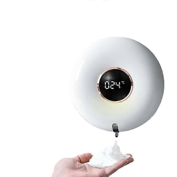 Veggmontert skumsåpedispenser - infrarød smart sensor såpemaskin White