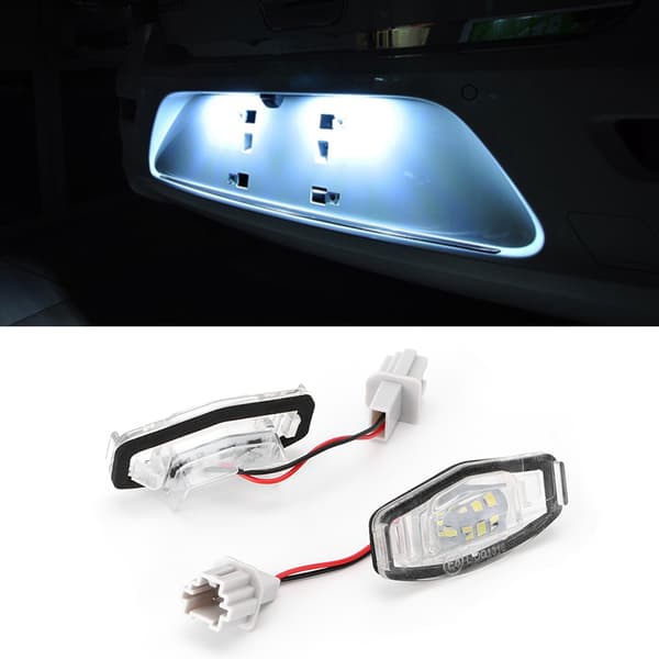 2st 12V 30V LED Bilskyltbelysning Kompatibel med Civic
