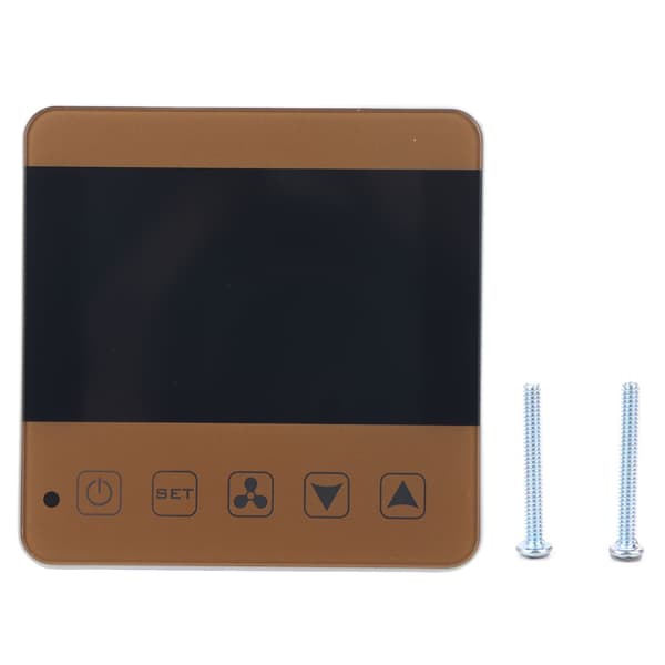 Intelligent LCD Digital Central Luftkonditionering Fläktkonvektor Termostat Temperaturregulator Allmän Typ