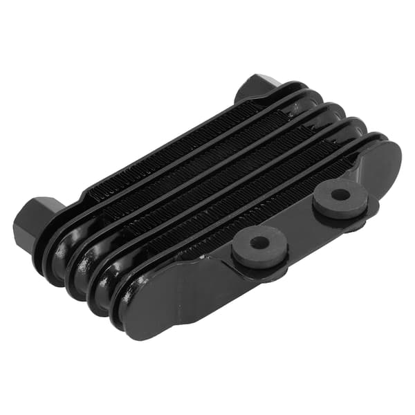 Køler Motor Oliekøler Aluminiumslegering Universal til Motorcykler Dirt Pit Bikes 125CC‑250CC Sort
