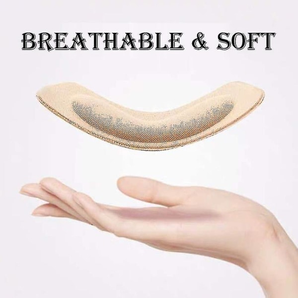 5 par hälinläggssula Patch Smärtlindring Antislitagekuddar Beige- 2 pairs