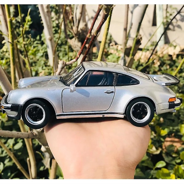 Hhcx-welly 1:24 1974 Porsche 911 Turbo3.0 Formgjuten metalllegering modellleksak