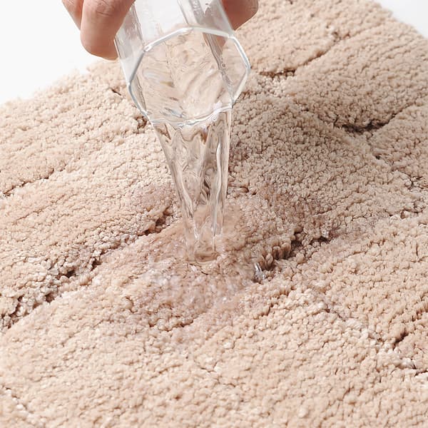 Absorberende Halvcirkelformet Køkkenmåtte Dør Måtte Tæppe i Mikrofiber