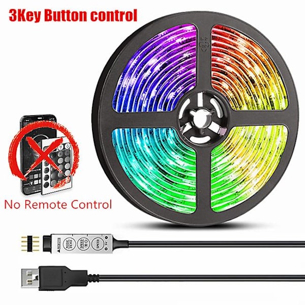 10m 5m Led-nauhavalot Rgb-infrapuna Bluetooth Control Luces Valoisa sisustus olohuoneeseen 5050 nauhavalaistus Fita-lamppu 3m 3 Key Button Control