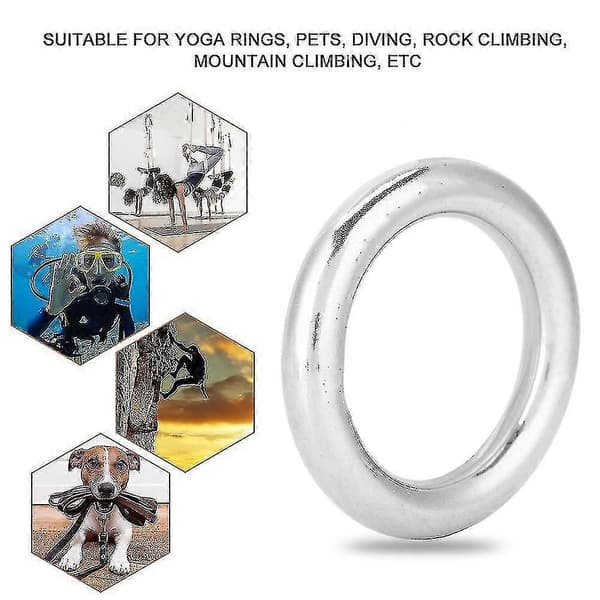 304 Rustfritt Stål Båt Marine Sveiset Ring O Rund Ring Polert Sirkel inner diameter 50mm Wire diameter 12mm