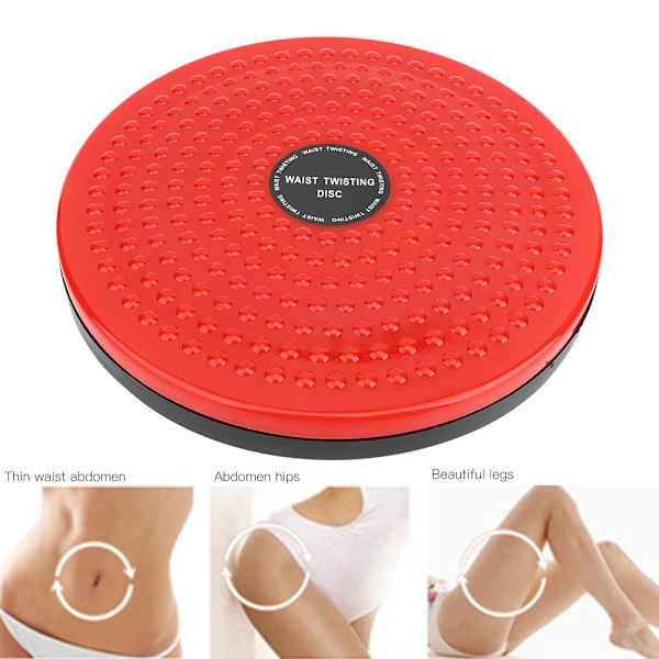Magnetisk terapi midjetwister-disk multifunksjonelt slanke- og treningsutstyr rød