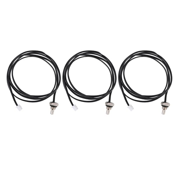 10 stk. termistorsensor NTC temperaturprobe sekskantet hode 1 meter kabellengde M8 gjenge 10K