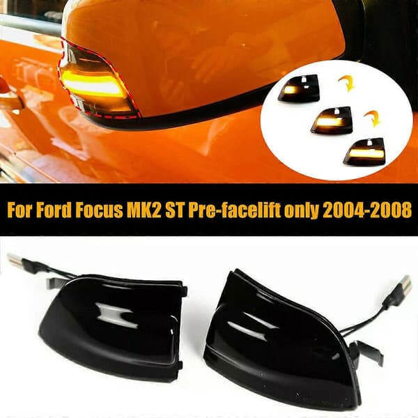 【BQ】Til Ford Focus MK2 ST KUN 04-08 PRE-FACELIFT BLANK SORTE LED-BLINKLYS