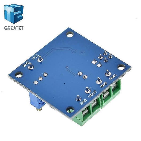 PWM til 0-10V konvertermodul til PLC MCU digitalt til analogt signal