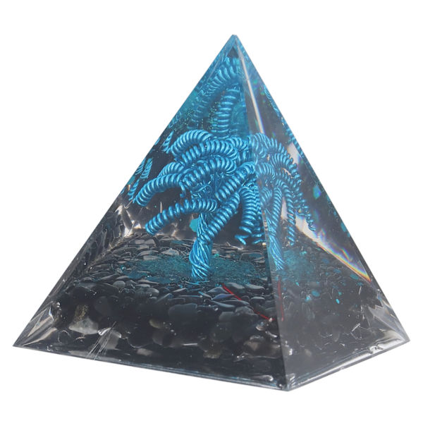 Orgon Pyramid Energi Healing Ädelsten för Hemmakontor Sovrum