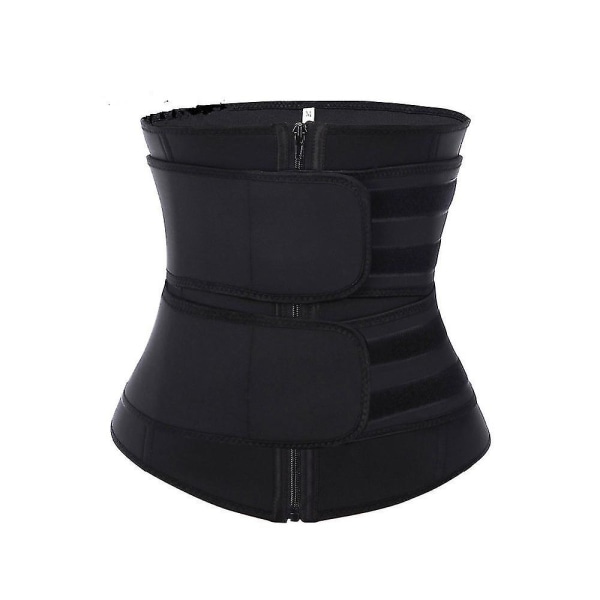 Midjetrimmerbälte Dam Bastukostym Svettlindningstränare Slimming Cincher Body Shaper Black 4XL