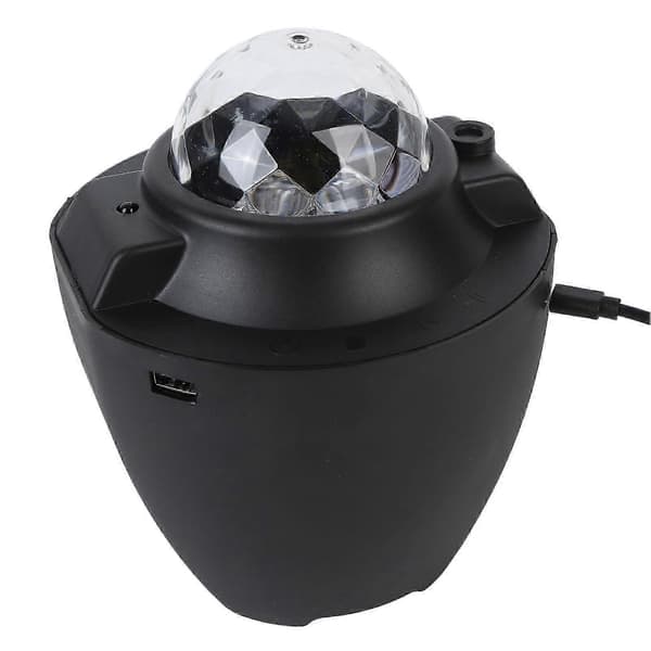Stjerneprojektor Nattlampe med Bluetooth-høyttaler og 3 lysstyrkemoduser for musikk