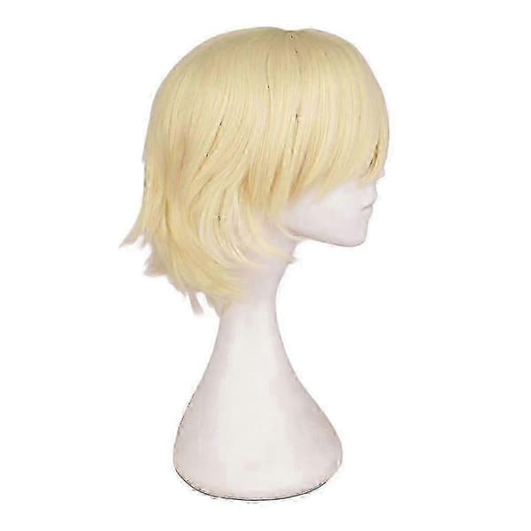 Moderigtig kort lige cosplayparyk til mænd - DSW beige
