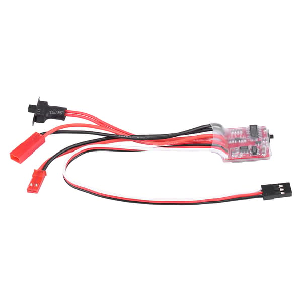 30A Børstet ESC Spilcontroller til 1/10 Skala RC Crawler Bil