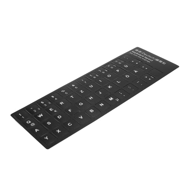 Erstatningsmærkat til tysk tastatur til bærbar computer