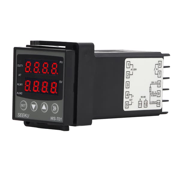 PID Temperaturregulator Digital Display ABS-hölje Intelligent Temperaturkontrollmätare DC 24V