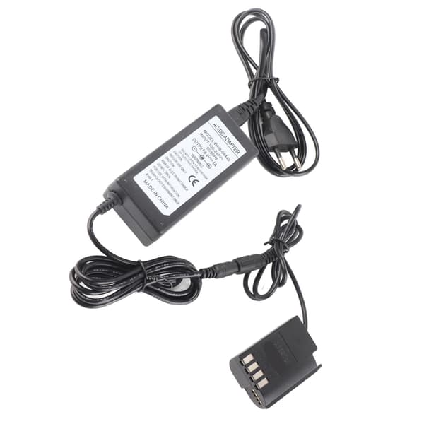 BLK22 DC-koppling Dummy Batteri Strömförsörjningskit för DCS5 S5K Fullformat DSLR 100240V (EU-kontakt)