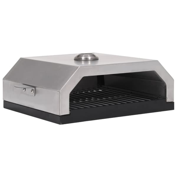【BQ】vidaXL Pizzaovn med keramisk sten til gas-/kulgrill Multicolor multifärg
