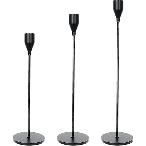3 stycken Candlec Candle Metal Candle Stick Suits