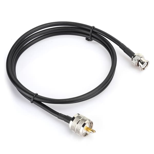 UHF han PL259 til BNC han testkabeladapter