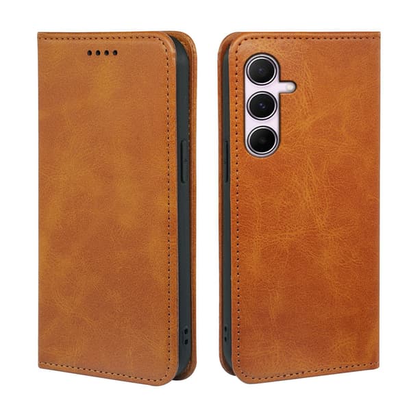 【BQ】Samsung S23 mobilskal, flipfodral skydd, gul