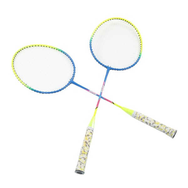 K2058 Lettvekts badmintonsett i jernlegering, solid for innendørs og utendørs bruk