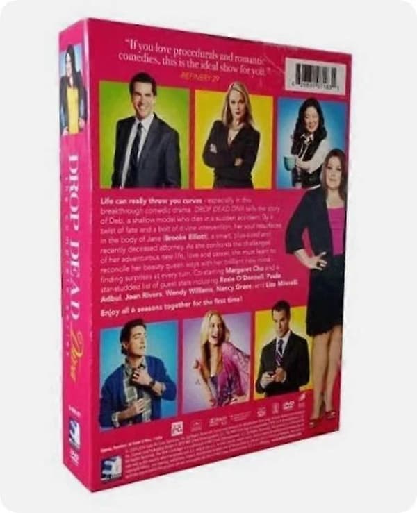 【BQ】Drop Dead Diva: The Complete Series Sesong 1-6 (DVD, 12-Disc Set) Ny