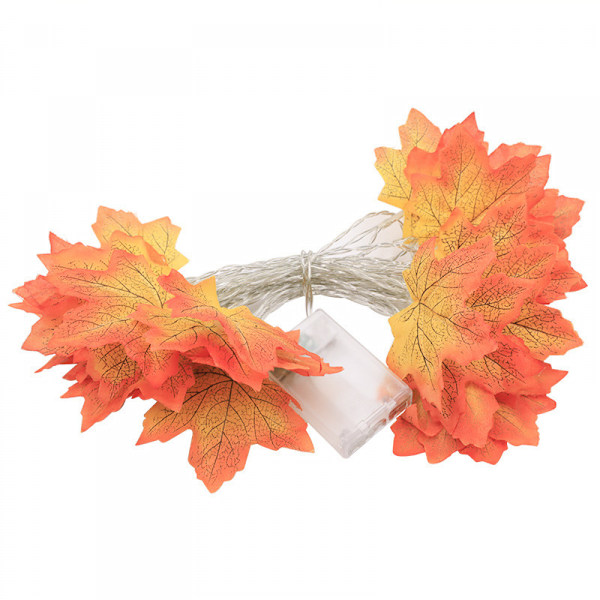 Uusi Maple Leaf Autumn Decoration -valo 6M 40 LED