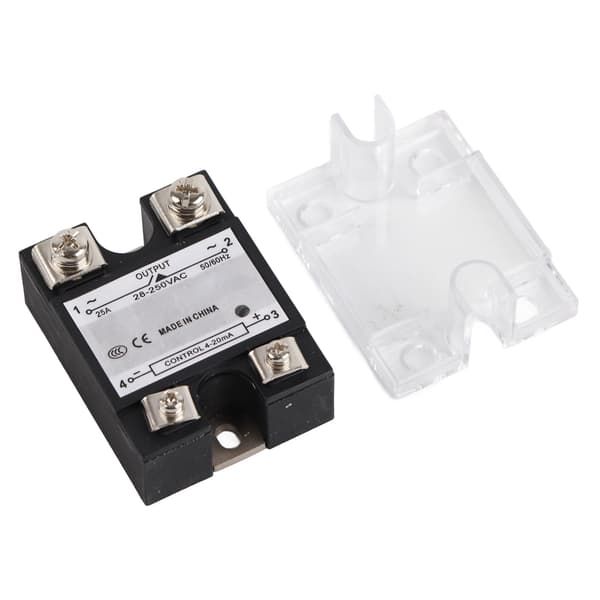 Solid State Relæ SSR 4-20mA Input 28-250V AC Output Trinløs Spændingsregulator