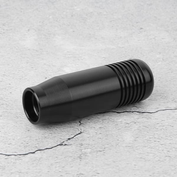 Universell manuell girkuleskiftknott med adapter, svart